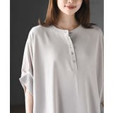 袖タックバンドカラードルマンブラウス | rps | 詳細画像6 