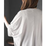 袖タックバンドカラードルマンブラウス | rps | 詳細画像8 