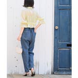 パール付きテーパードデニムパンツ | rps | 詳細画像4