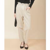 アイボリー | ウエストギャザーマムパンツ | rps