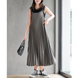 CHACグレー | プリーツキャミワンピース | rps