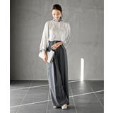 ネックレス付き異素材切替裾タックプルオーバー | rps | 詳細画像10