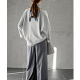 ネックレス付き異素材切替裾タックプルオーバー | rps | 詳細画像12