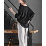 ネックレス付き異素材切替裾タックプルオーバー | rps | 詳細画像4