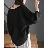 ネックレス付き異素材切替裾タックプルオーバー | rps | 詳細画像9