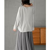 ネックレス付きダブルフェイス裾タックプルオーバー | rps | 詳細画像12 