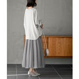 ネックレス付きダブルフェイス裾タックプルオーバー | rps | 詳細画像13 