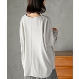 ネックレス付きダブルフェイス裾タックプルオーバー | rps | 詳細画像16 