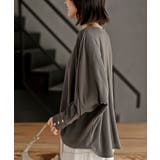 ネックレス付きダブルフェイス裾タックプルオーバー | rps | 詳細画像31 