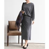 CHACグレー | ドルマンプルオーバー×スカートセットアップ | rps