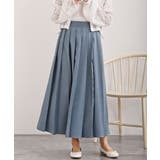 ブルー | エステルツイルプリーツスカート | rps