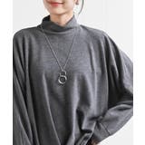 ネックレス付裾タックプチハイネックプルオーバー | rps | 詳細画像5 