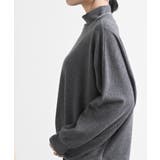 ネックレス付裾タックプチハイネックプルオーバー | rps | 詳細画像6 