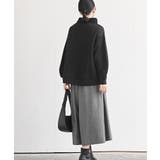 ふくれジャガード×無地切り替えプチハイネックプルオーバー | rps | 詳細画像12 