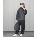 ふくれジャガード×無地切り替えプチハイネックプルオーバー | rps | 詳細画像2 