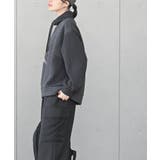 ふくれジャガード×無地切り替えプチハイネックプルオーバー | rps | 詳細画像3 