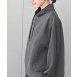 ふくれジャガード×無地切り替えプチハイネックプルオーバー | rps | 詳細画像7 