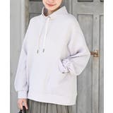 オフベージュ | ふくれジャガード×無地切り替えプチハイネックプルオーバー | rps