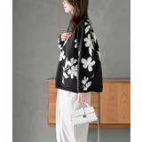 花柄ジャガードスポンジニットワイドプルオーバー | rps | 詳細画像19 