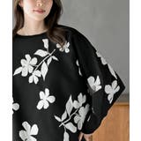 花柄ジャガードスポンジニットワイドプルオーバー | rps | 詳細画像22 