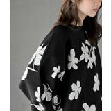 花柄ジャガードスポンジニットワイドプルオーバー | rps | 詳細画像25 