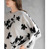 花柄ジャガードスポンジニットワイドプルオーバー | rps | 詳細画像9 