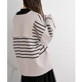 セーラーカラーボーダーニットプルオーバー | rps | 詳細画像24 