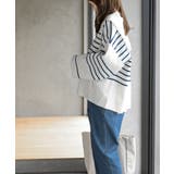 セーラーカラーボーダーニットプルオーバー | rps | 詳細画像3 