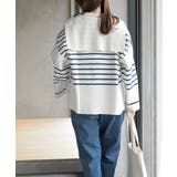 セーラーカラーボーダーニットプルオーバー | rps | 詳細画像4 