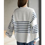 セーラーカラーボーダーニットプルオーバー | rps | 詳細画像8 