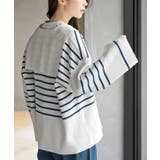 セーラーカラーボーダーニットプルオーバー | rps | 詳細画像9 