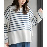 アイボリー | セーラーカラーボーダーニットプルオーバー | rps