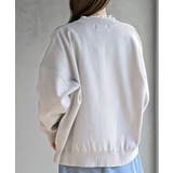 ゴールドボタンクルーネックスポンジニットカーディガン | rps | 詳細画像14 