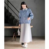 ゴールドボタンクルーネックスポンジニットカーディガン | rps | 詳細画像26 