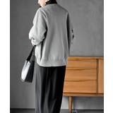 ゴールドボタンクルーネックスポンジニットカーディガン | rps | 詳細画像4 