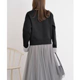 バイカラークルーネックスポンジニットカーディガン | rps | 詳細画像17 