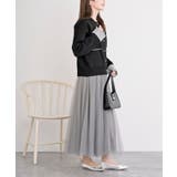 バイカラークルーネックスポンジニットカーディガン | rps | 詳細画像18 