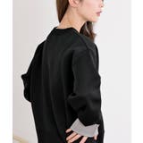 バイカラークルーネックスポンジニットカーディガン | rps | 詳細画像22 