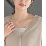 麻タッチＶネックニットカーディガン | rps | 詳細画像14 