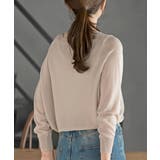 麻タッチＶネックニットカーディガン | rps | 詳細画像16 