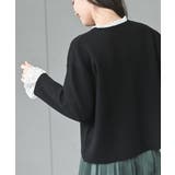 ふちどりレースニットカーディガン | rps | 詳細画像8