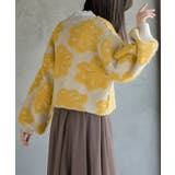 フェザー花柄ショート丈ニットプルオーバー | rps | 詳細画像9