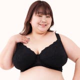 ブラジャー 大きいサイズ プラスサイズブラ 黒 フルカップ(SP565) | Ruiglamourous | 詳細画像2