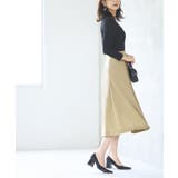 シークレットゴム ハイウエストAラインスカート | RUIRUE BOUTIQUE | 詳細画像2