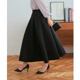 Bタイプ/ブラック(2BL) | 選べるシルエット・丈 ボンディングボリュームスカート | RUIRUE BOUTIQUE