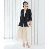コクーン/アイボリー(WH) | 選べるシルエット・シアーメッシュスカート | RUIRUE BOUTIQUE