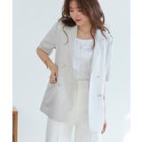 選べる袖丈パナマシアーテーラードジャケット | RUIRUE BOUTIQUE | 詳細画像57