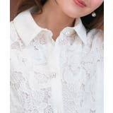 【洗える】パールボタン・レースペプラムジレ | RUIRUE BOUTIQUE | 詳細画像10