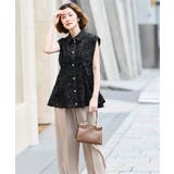 【洗える】パールボタン・レースペプラムジレ | RUIRUE BOUTIQUE | 詳細画像18