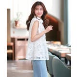 【洗える】パールボタン・レースペプラムジレ | RUIRUE BOUTIQUE | 詳細画像6